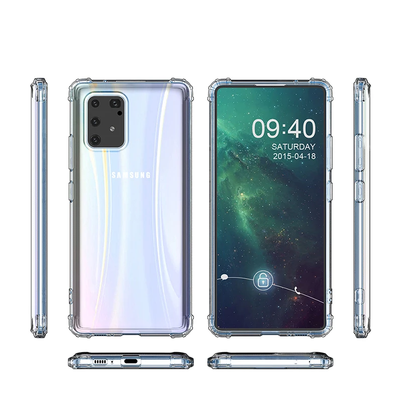 Противоударный Прозрачный чехол для Samsung A51 A71 прозрачный мягкий силиконовый