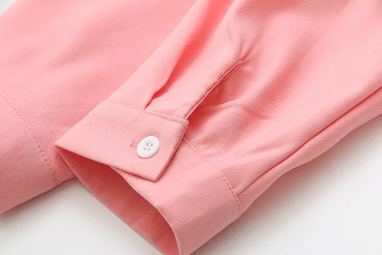 

Pockets Casual Shirts Women's Blouse Plus Size XXXL 4XL Casual Patchwork Long Sleeve Shirt Chemise KKFY5281