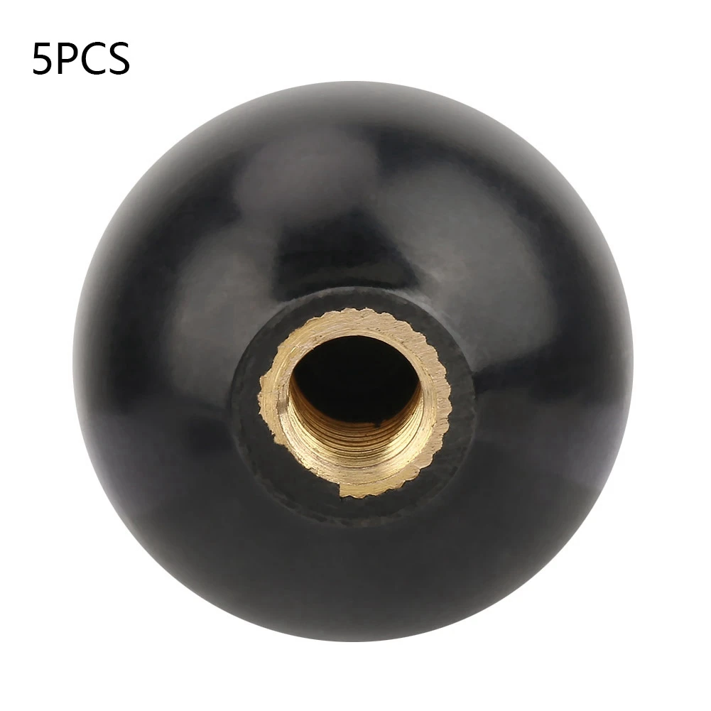 5pcs BM10*32 Built in Copper Screw Nut Round Bakelite Ball Knob Handle | Обустройство дома