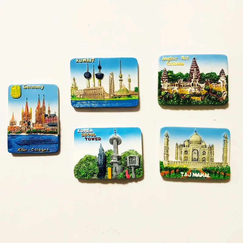 Магниты на холодильник Harbin магниты из Южной Кореи в Шанхае Кувейте Германия Taj Mahal