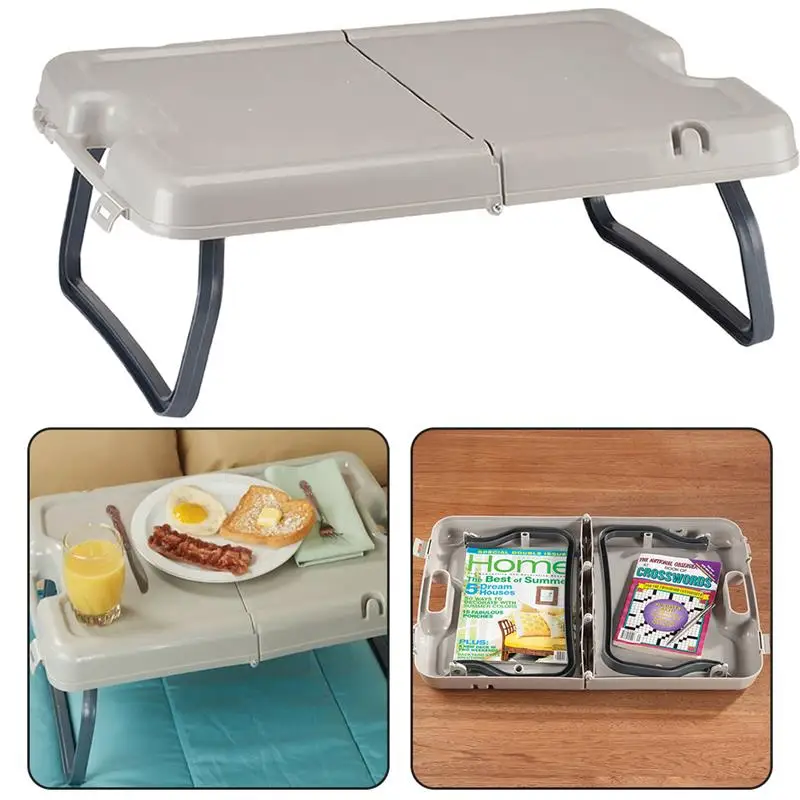 

Multifunctional Hiking Foldable Table Mini Portable Storage Case Outdoor Furniture Beach Camping Picnic Travel Barbecue Plastic