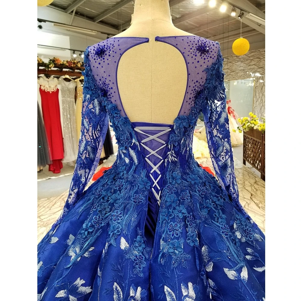 Роскошное Свадебное платье с длинным рукавом и кружевной вышивкой | Свадьбы