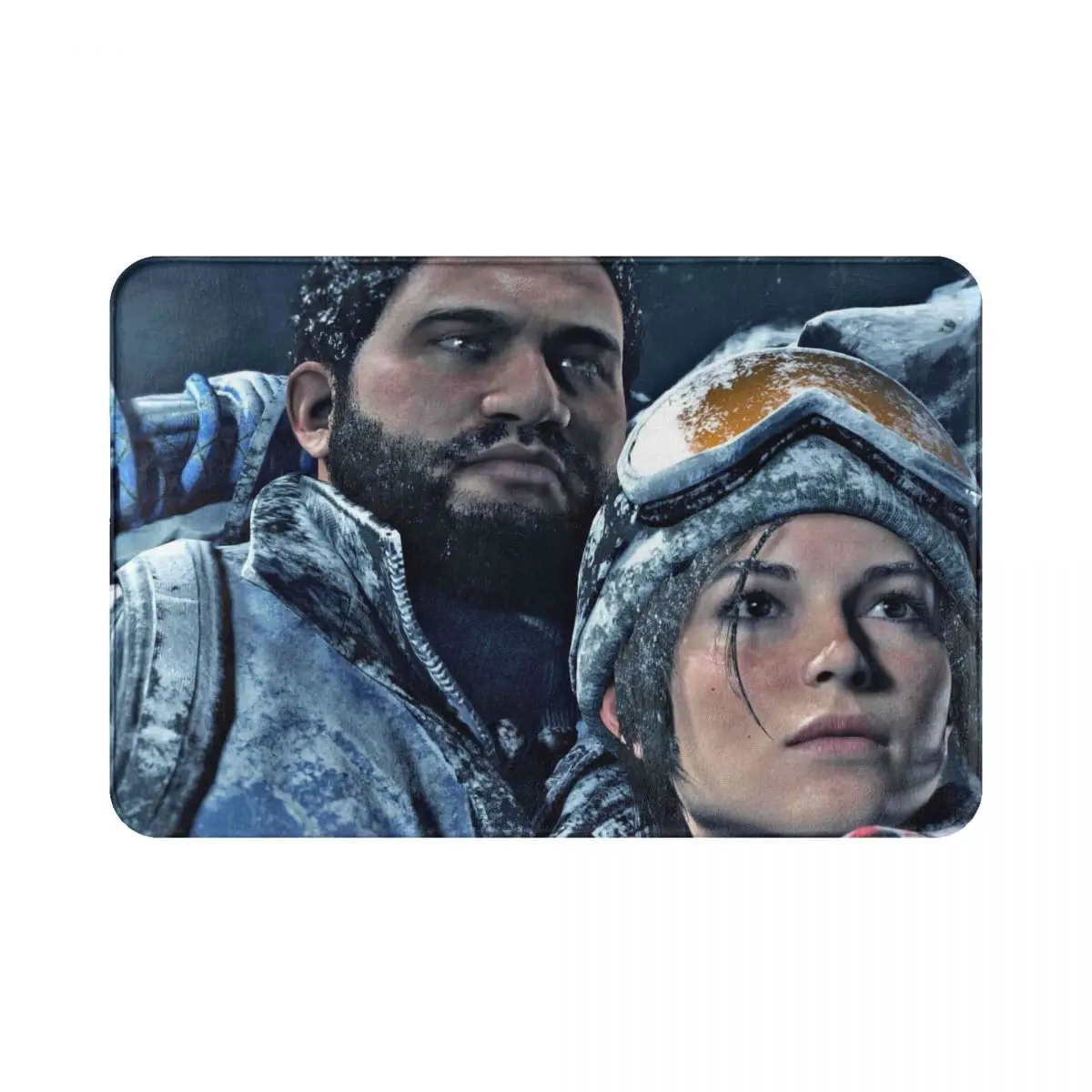 

Non-slip Doormat Tomb Raider Living Room Bedroom Mat Prayer Carpet Flannel Modern Decor