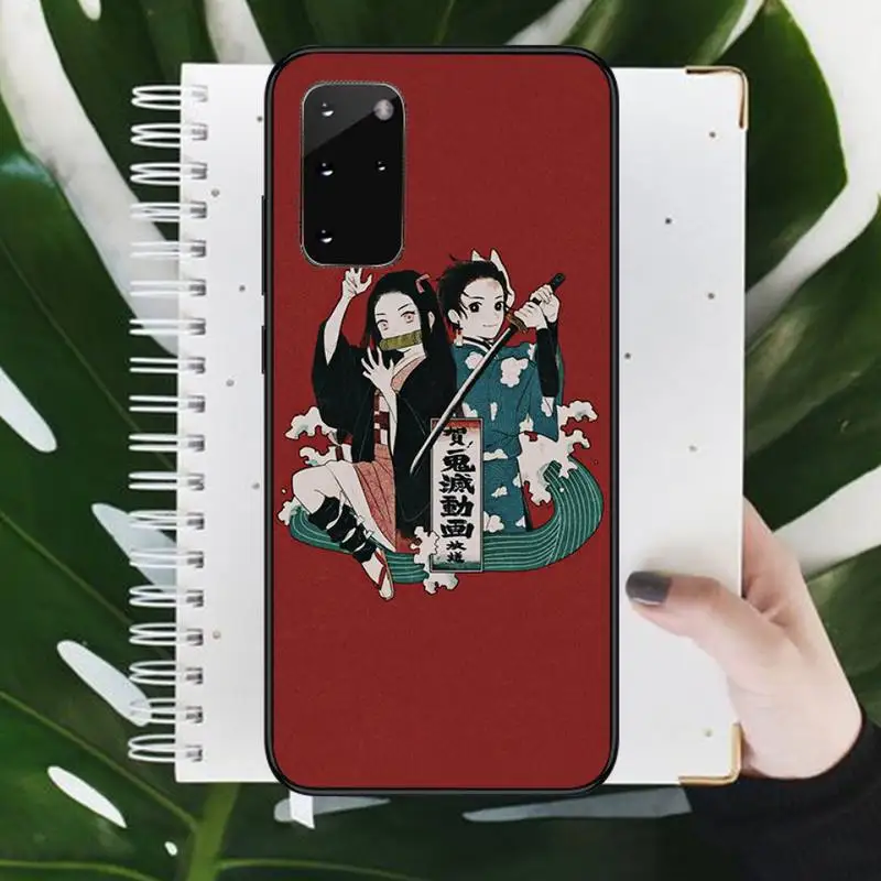 

Demon Slayer Kimetsu No Yaiba Phone Cases For Samsung galaxy S 9 10 20 A 10 21 30 31 40 50 51 71 s note 20 j 4 2018 plus