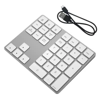 wireless number keyboard pad sensitive stable transmission bluetooth compatible3 0 34 keys ultra thin numeric keypad