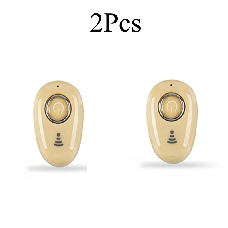 2Pcs Beige Для Galaxy buds беспроводные наушники Bluetooth наушники в ухо мини Handsfree невидимые вкладыши с микрофоном для samsung buds huawei - Цвет: 2Pcs Beige