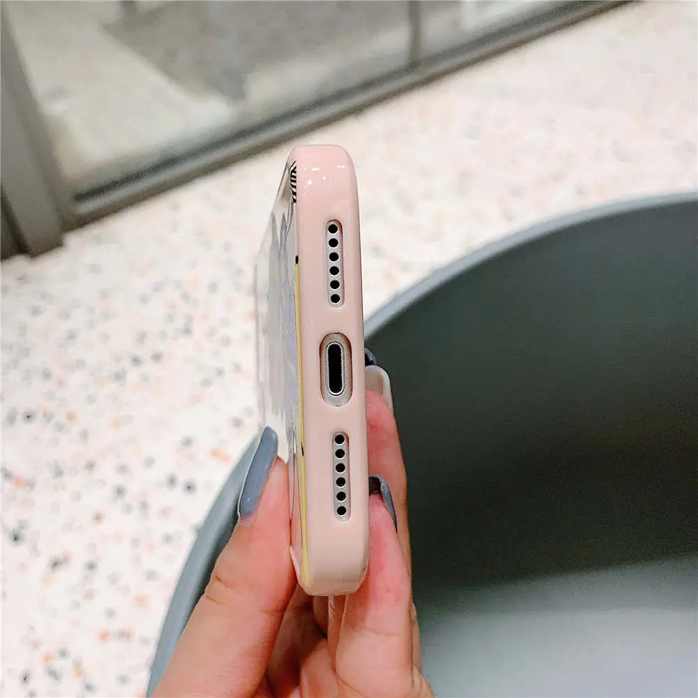 

Cute little girl Stitch All-inclusive Soft Case for iPhone 11 12 Pro Max XR XS Max 7 8 Plus X SE Full Body Phone Back Cover