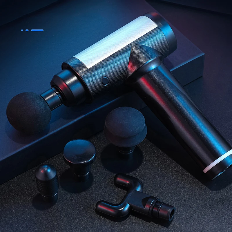 Мини массажный пистолет мышечная вибрация массажер для тела шеи спины массажеры