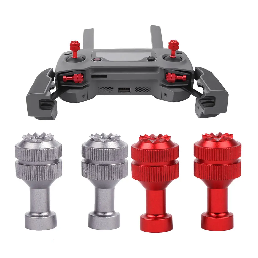 

2Pcs Control Sticks Aluminum Alloy Thumb Rocker For DJI Mavic Mini / Mavic 2 / Mavic Air Remote Controller Joystick Accessories