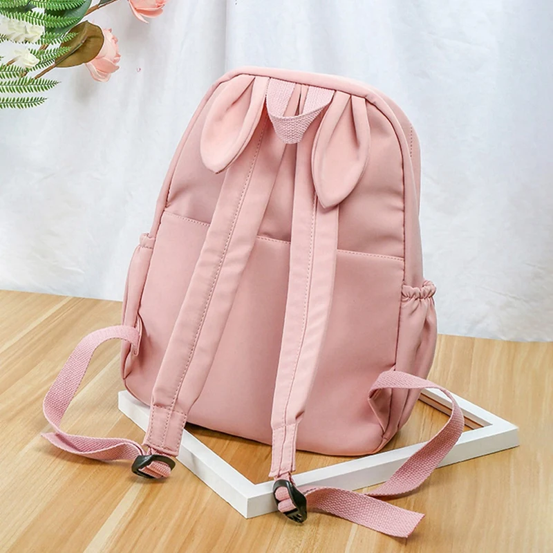 

Backpack Fashion Women's Shoulder Bag Solid Color School Bag Teen Girl Child Backpack Travel School Bag