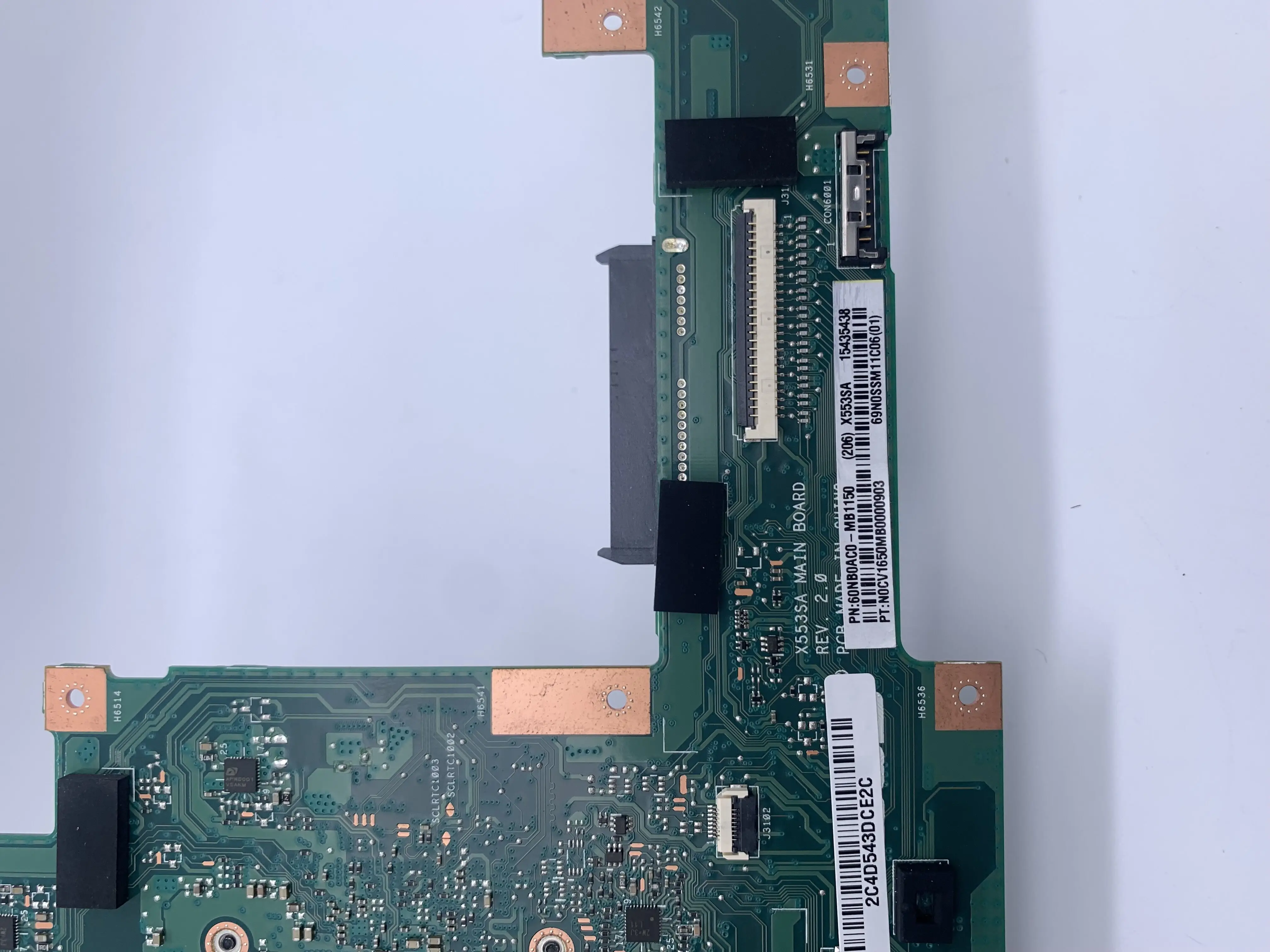 klkj x553sa laptop motherboard for asus x553sa x553s original mainboard n3700 free global shipping