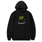 Худи Ranboo Dreamwastaken Merch, свитшот, пуловер с принтом смайлика, худи для мужчин и женщин, худи Ranboo Dreamwastaken Merch, топы