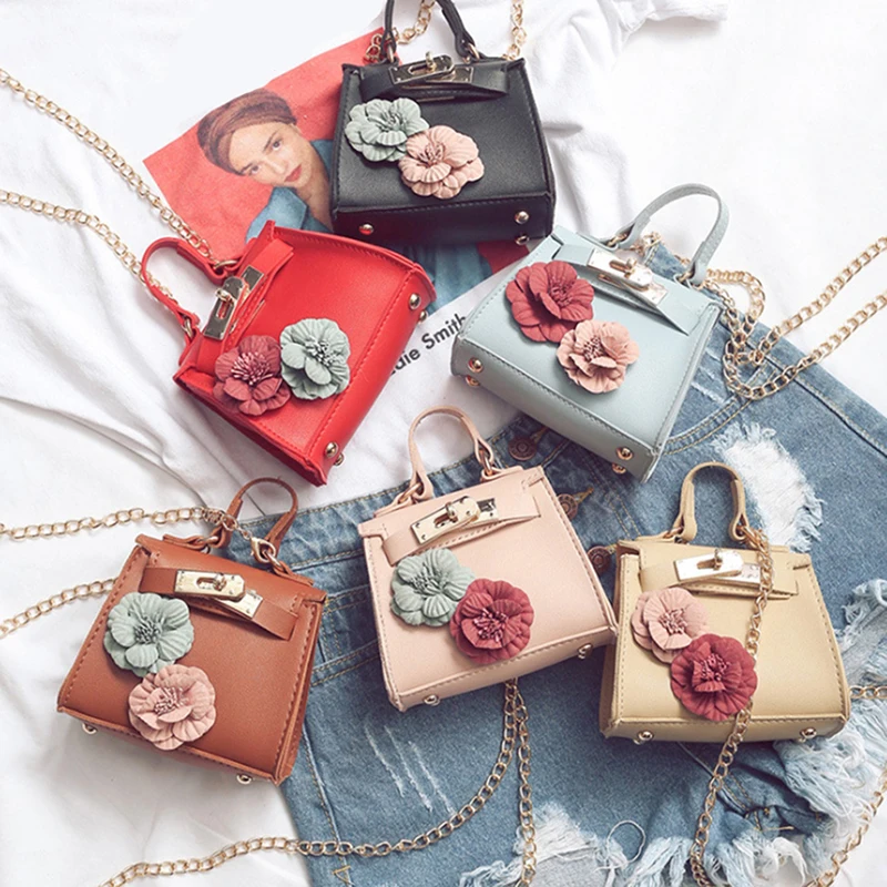 

Hot Selling Women Mini Floral Handbag Shoulder Bag Chain Small Messenger Crossbody Bags Coin Wallet