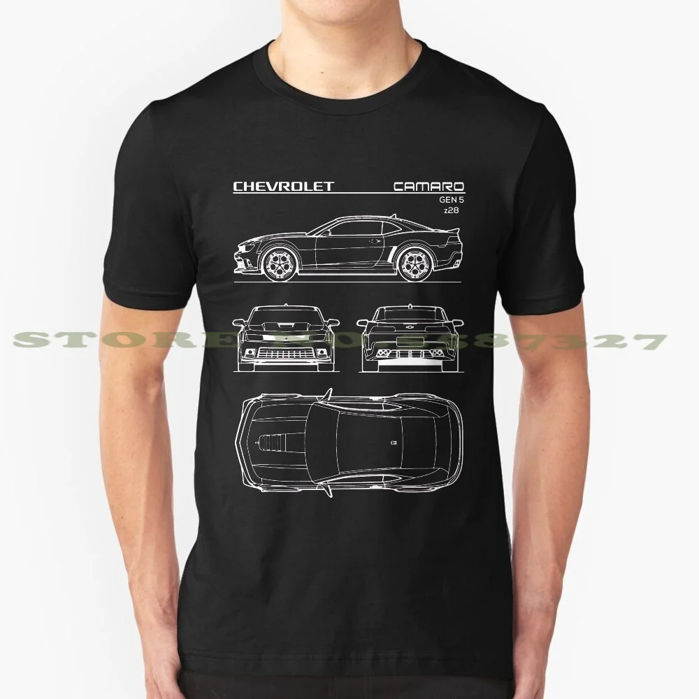 

Лакированная белая крутая дизайнерская футболка Chevrolet Camaro Gen 5, модная футболка для Шевроле, Чейз, патент, Винтажный Классический автомобиль,...