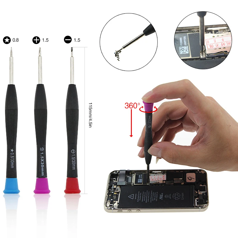 21 in 1 Torx Screwdriver mobile Phone Repair Tool Set Hand Tools for IPhone Mobile Xiaomi Tablet PC Small Toy Kit | Мобильные