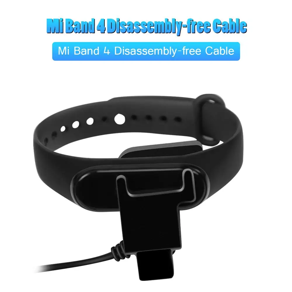 Разборный адаптер для зарядного устройства Xiaomi Mi Band 4 док кабель шнур 20 см USB зажим