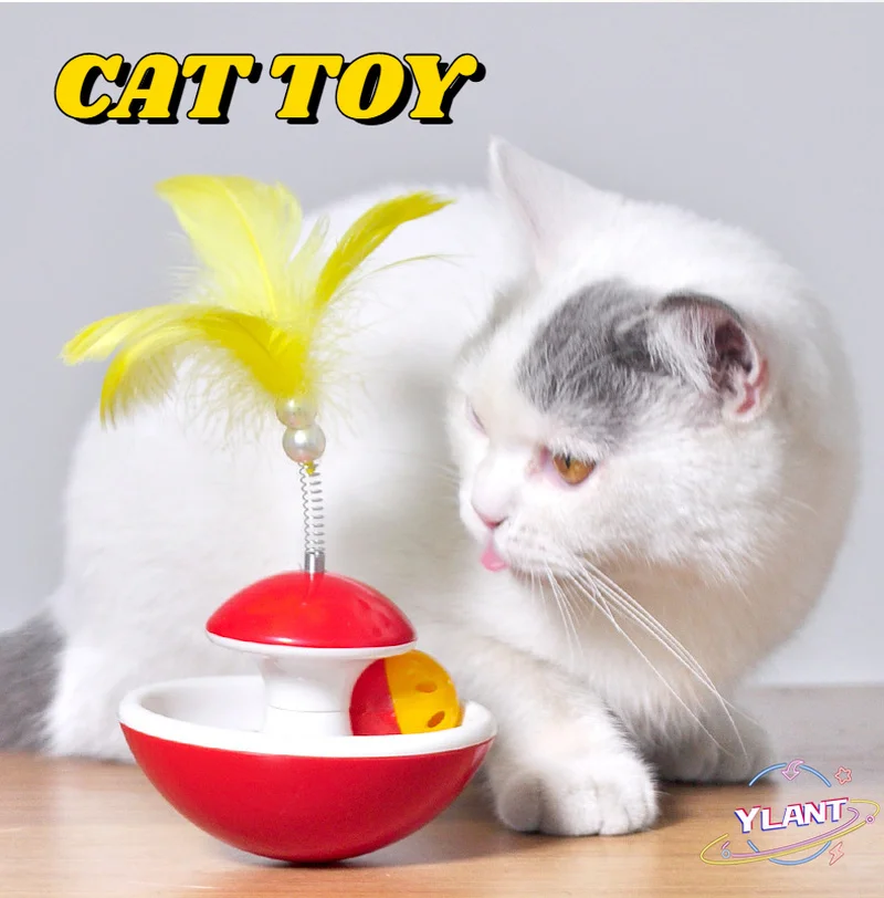 

SWT забавная игрушка для кошек, колокольчик, развлекательные игрушки для кошек, Интерактивная игрушка для кошек, крутящийся волшебный колоко...