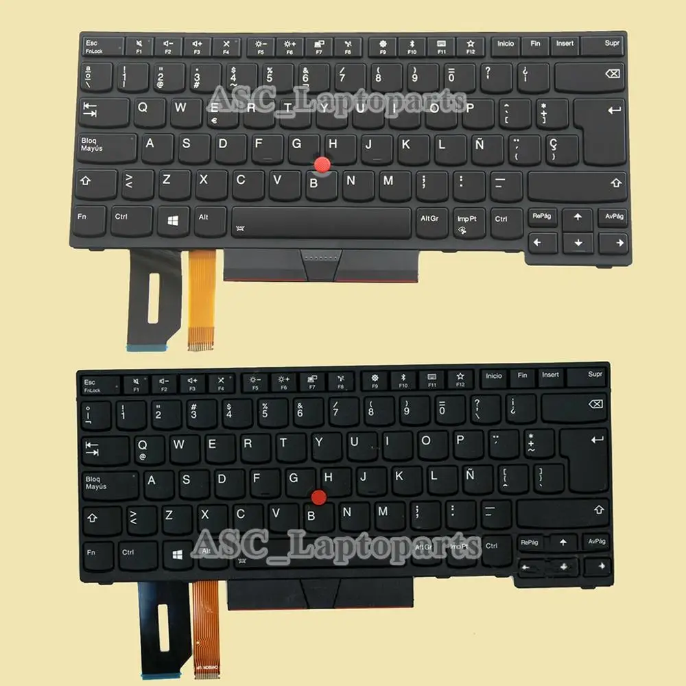 Новая испанская ЛАТИНСКАЯ Испанская Клавиатура Teclado для lenovo Thinkpad T490 T495 L380 L390 L480