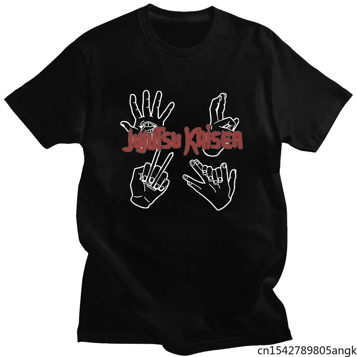 

Anime Men's Harajuku Jujutsu Kaisen Yuji Itadori Print Unisex Short Sleeve Breathable Vintage Creative Tshirt Streetwear