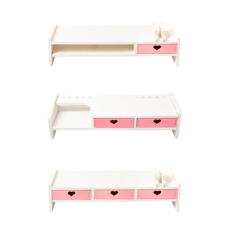 

2022 New Creative and Practical Desktop Storage Rack Made by Wood Plastic Board Durable Not Easy to Break Strong Load Bearing