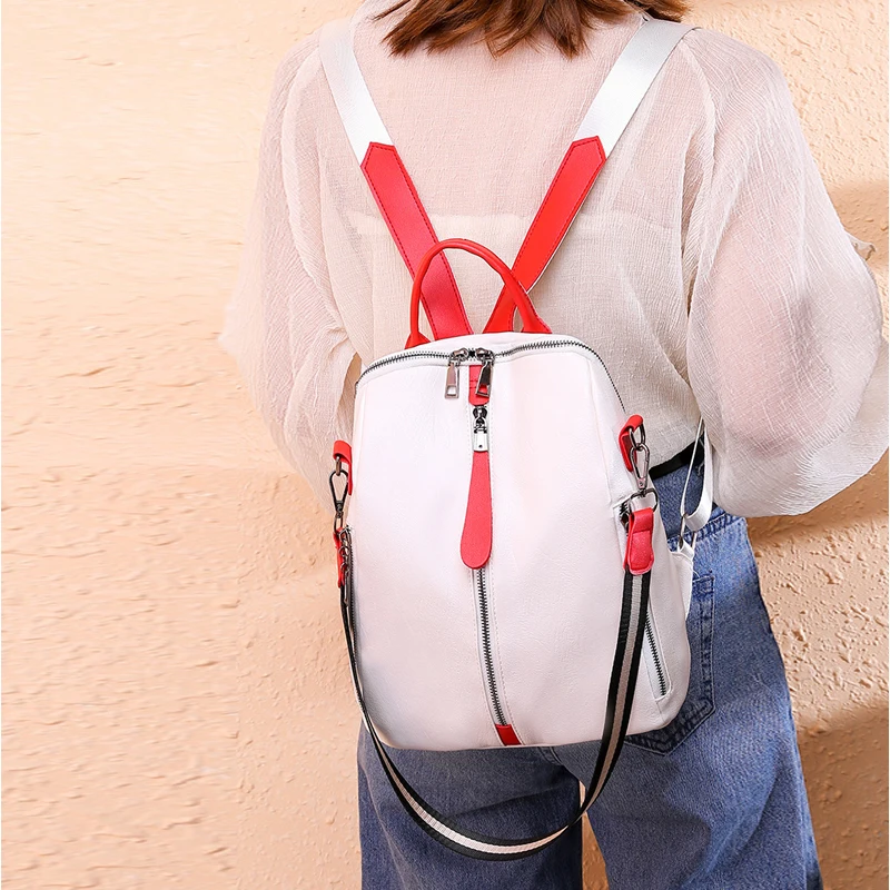 Новый женский Дизайнерский Модный Рюкзак с защитой от кражи женская наплечная