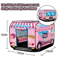 child play game tent up truck lawn party playroom toys indoor outdoor activity fairy portable to foldable for boys girls