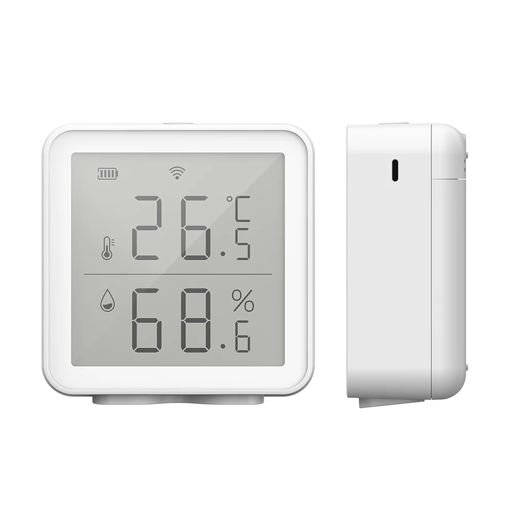 

WiFi Smart Temperature Humidity Sensor Compatible Long Range Wireless Digital Hygrometer Indoor Thermometer Humidity Meter
