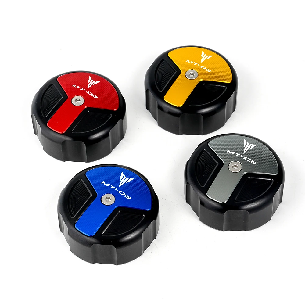 

MT 03 CNC Motorcycle Front Rear Brake Fluid Reservoir Cap Cover For AMAHA MT03 MT-03 mt03 2015-2021 2020 2019 2018 2017 2016