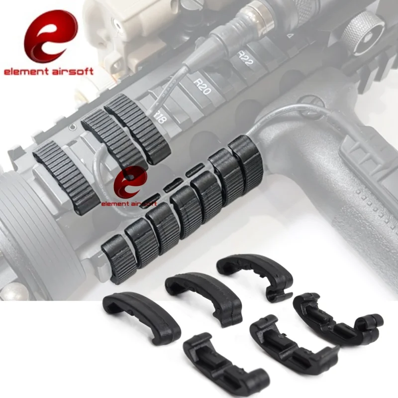 Element Airsoft тактический IndexClips рельсовая накладка зажимы черный Пикатинни Softair