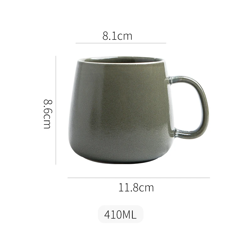 Большая кофейная кружка с животом одинарная Изысканная креативная в стиле Ins