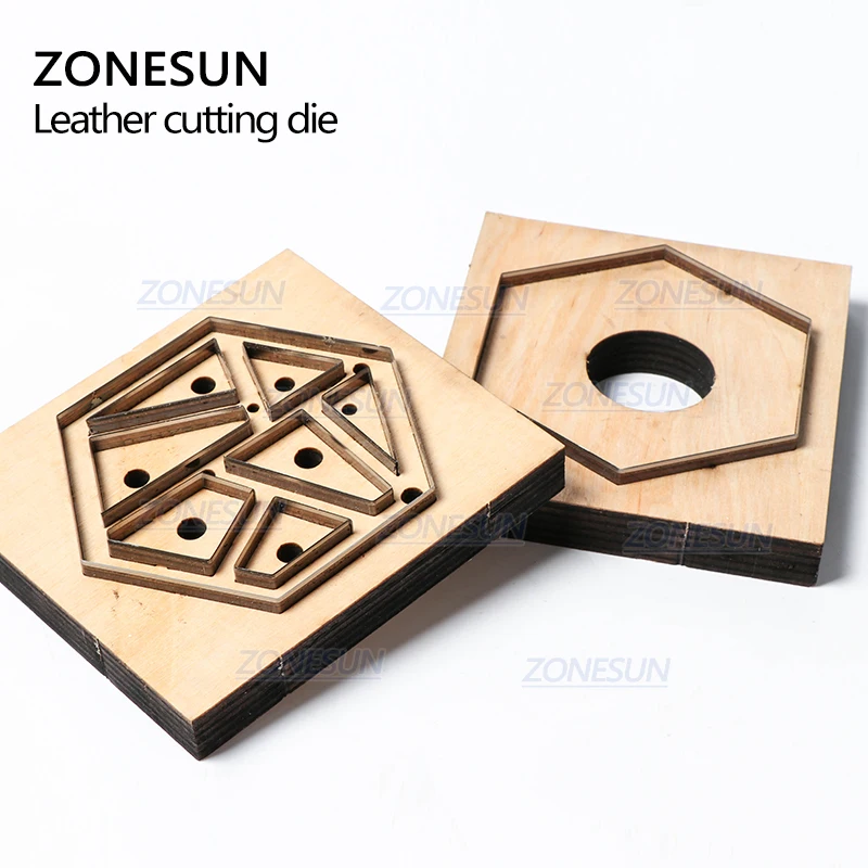ZONESUN кожаный Tangram Подгонянный цветочный Режущий инструмент для рукоделия