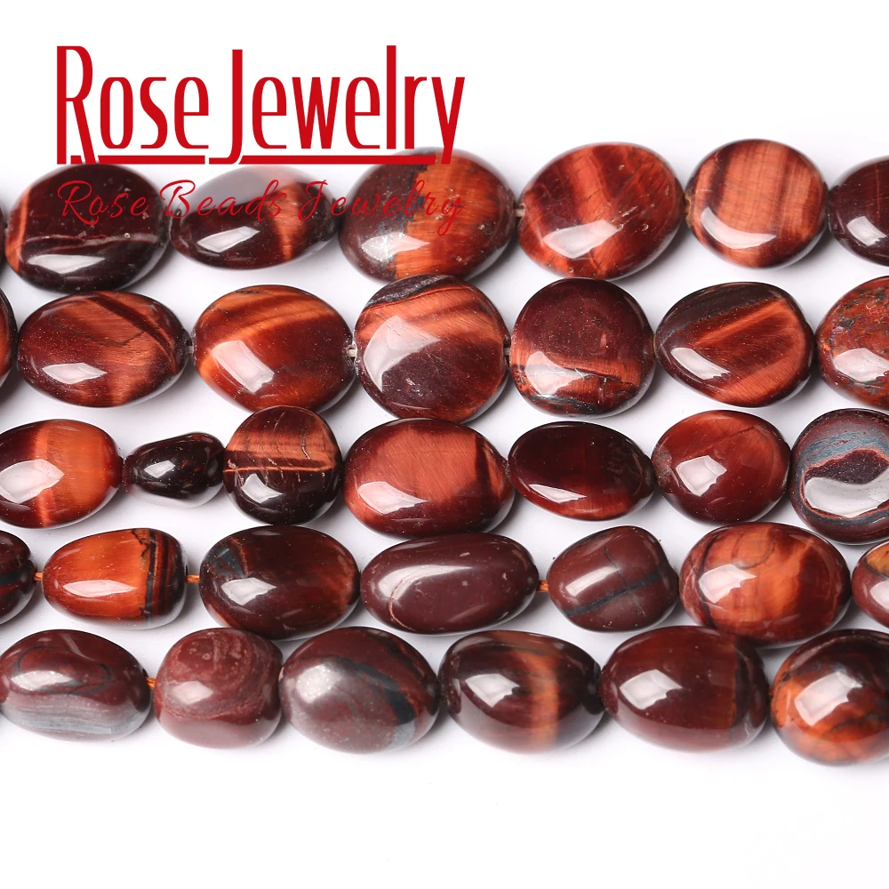 Оптовая продажа бусины неправильной формы из натурального красного тигрового
