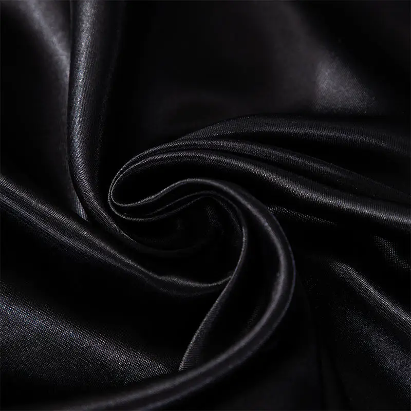 1 шт. атласное шелковое черное простыня для матраса домашнего постельного белья