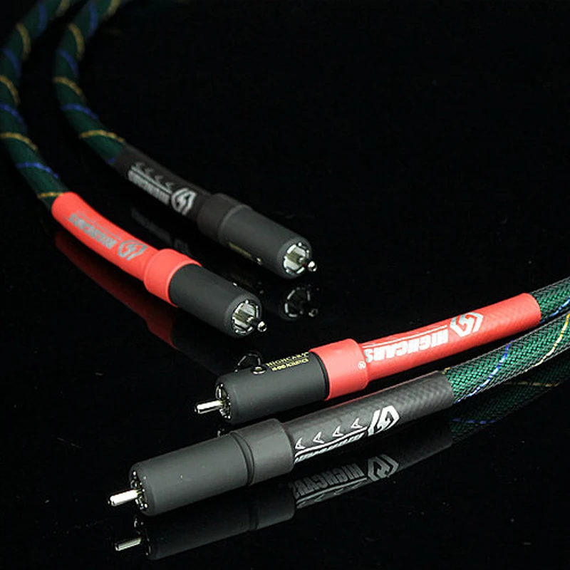 Copper Silver Mixed RCA Cable 7N OCC Single Crystal HiFi Audio Line | Электроника