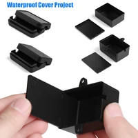 black white electronic project box abs plastic instrument case waterproof cover enclosure boxes power tool accessories practical