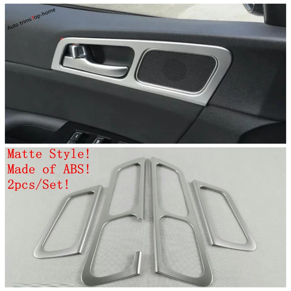 

Yimaautotrims Matte Interior Refit Kit Pillar A / Dashboard / Head Lamps / Air AC Panel Cover Trim For KIA Sportage 2016 - 2020