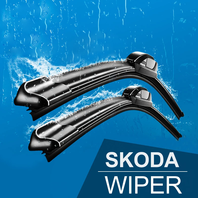 Лезвие стеклоочистителя для лобового стекла автомобиля прочная резина SKODA Fabia (0F1
