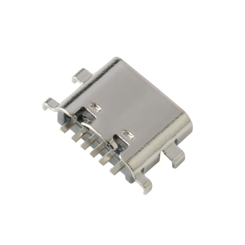 10 шт. разъем Micro USB Type C 3 1 6 Pin SMT гнездовой SMD DIP для PCB DIY высокой токовой зарядки P |