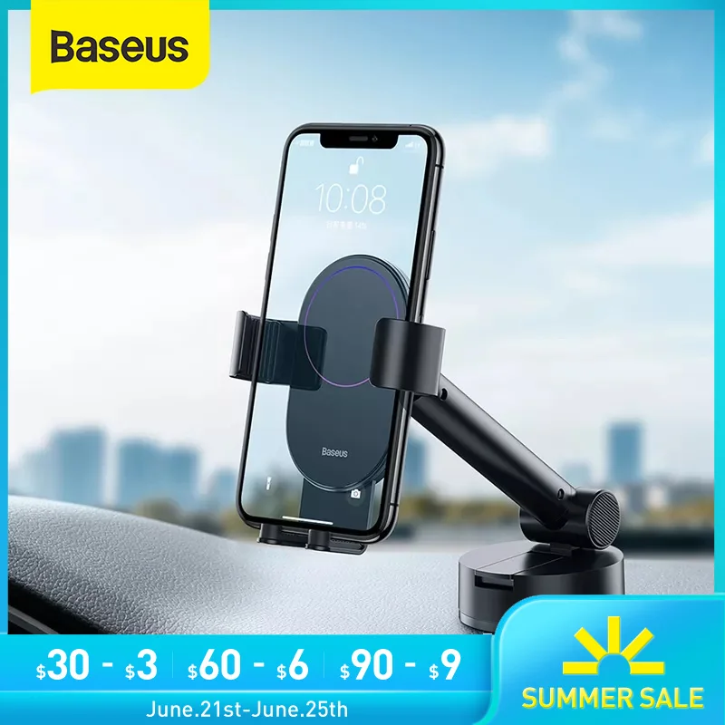 Универсальный автомобильный держатель для телефона Baseus с присоской