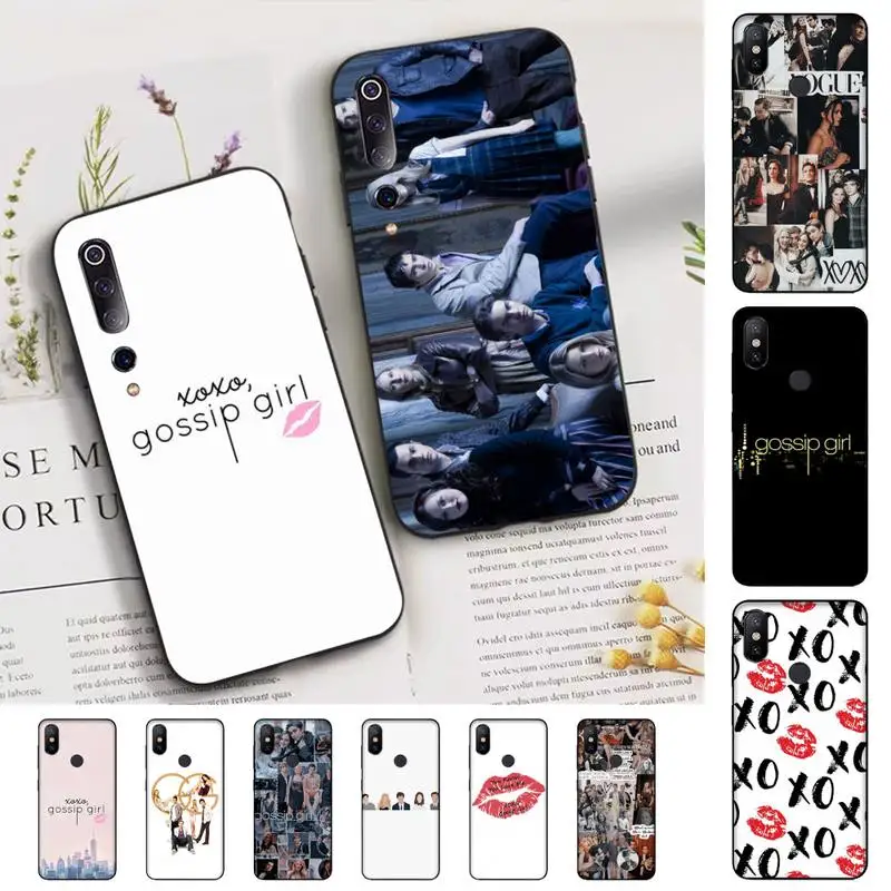 

FHNBLJ Gossip Girl Phone Case for Xiaomi mi 9 8 10 5 6 lite F1 SE Max 3 2 mix 2s