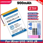 LOSONCOER 900 мАч аккумулятор для iRiver U10  H10 JR MP3 и MP3 батареи 043040