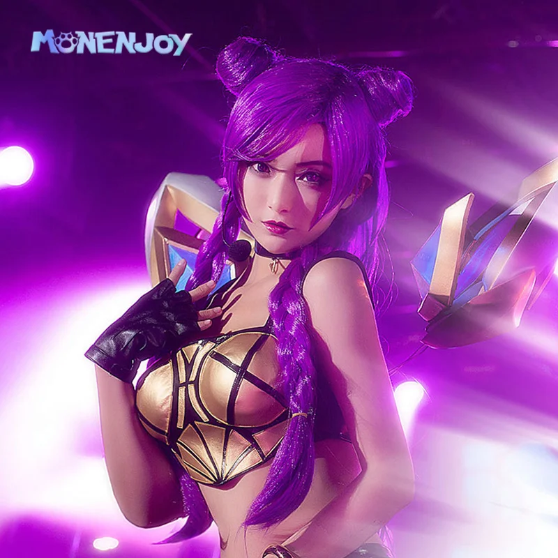 Liga das Lendas – da Cos Monenjoy Kaisa Peruca Cosplay Jogo k Cabelo Lol Kda