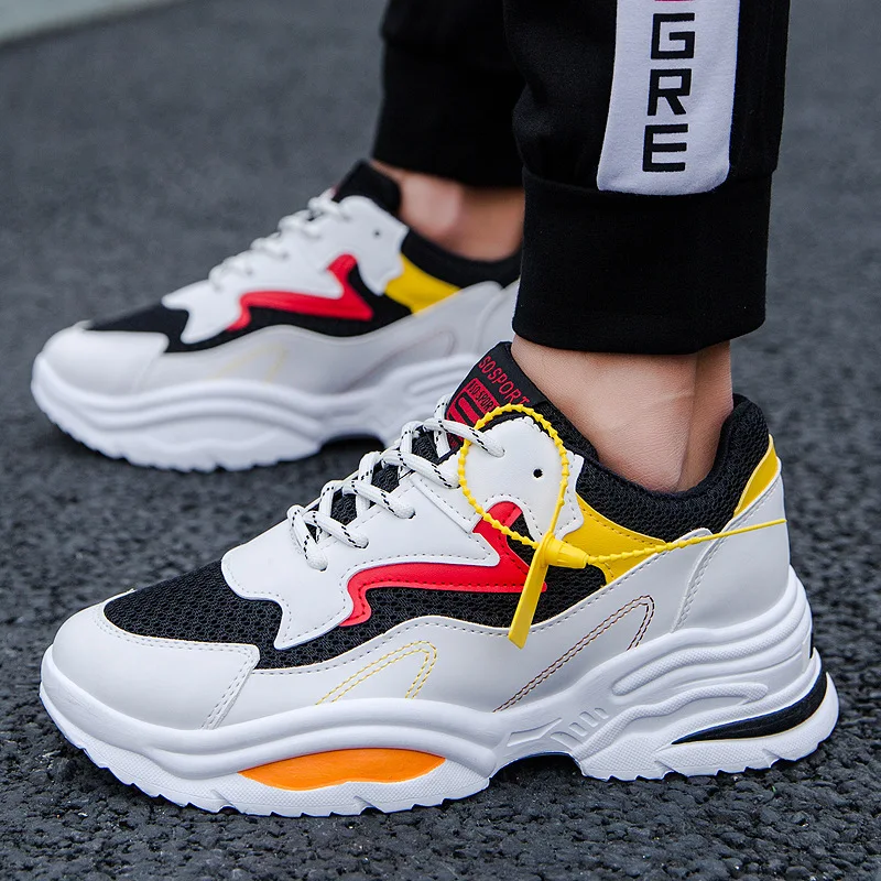 

Casual Men Shoes Breathable Lightweight Fashion Shock Absorption Wear-resisting Men's Sneakers Youth Shoes Zapatos De Hombre