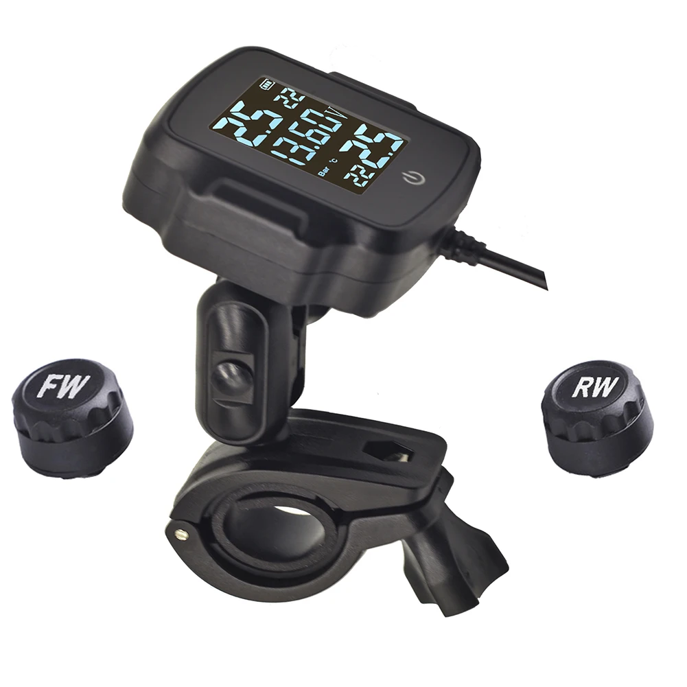 Система контроля давления в шинах TPMS для мотоцикла система оповещения о