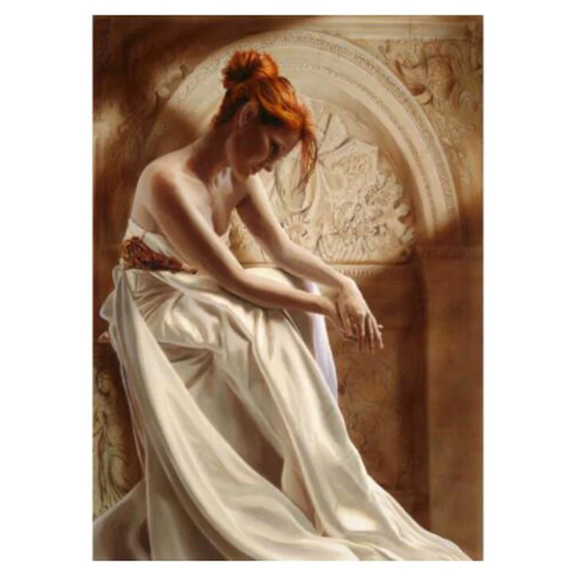 

Diamond Painting Beautiful Palace 5D Diy Dress Mosaic Picture Girl Sticker Thorn Cross Stitch Christmas Decoration Gift DW011