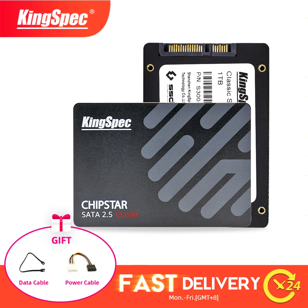 KingSpec 2,5 дюймов SATAIII hd S300 SSD 128 ГБ 256 Гб жесткий диск ssd 512 ГБ 1 ТБ 2 ТБ SSD жесткий диск 64 Гб для ноутбуков настольных ПК
