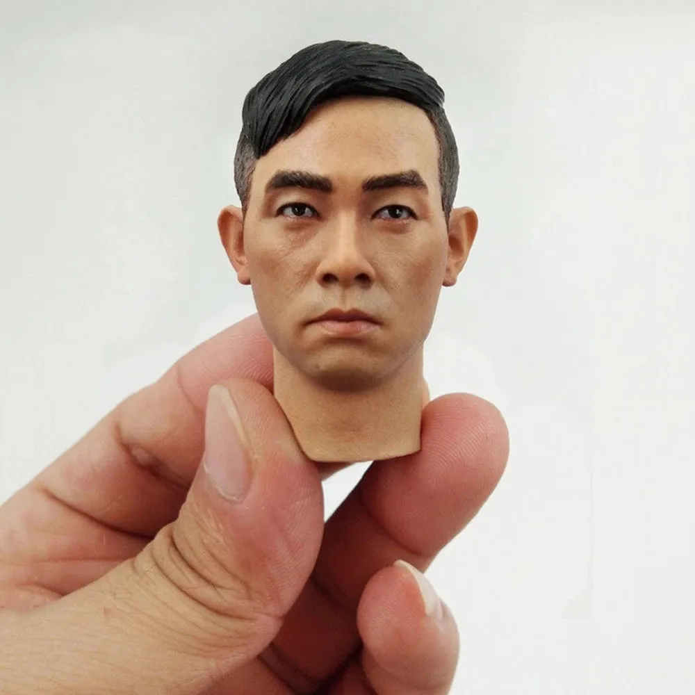 

In Stock 1/6 Scale Asian Male Actor Jordan Chan Head Sculpt Young Version For 12" Action Figure Doll Model Body Accessories