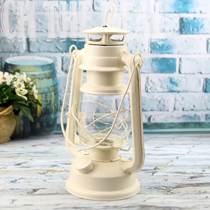 Ретро антикварная масляная лампа Электрический фонарь ручной светильник в форме