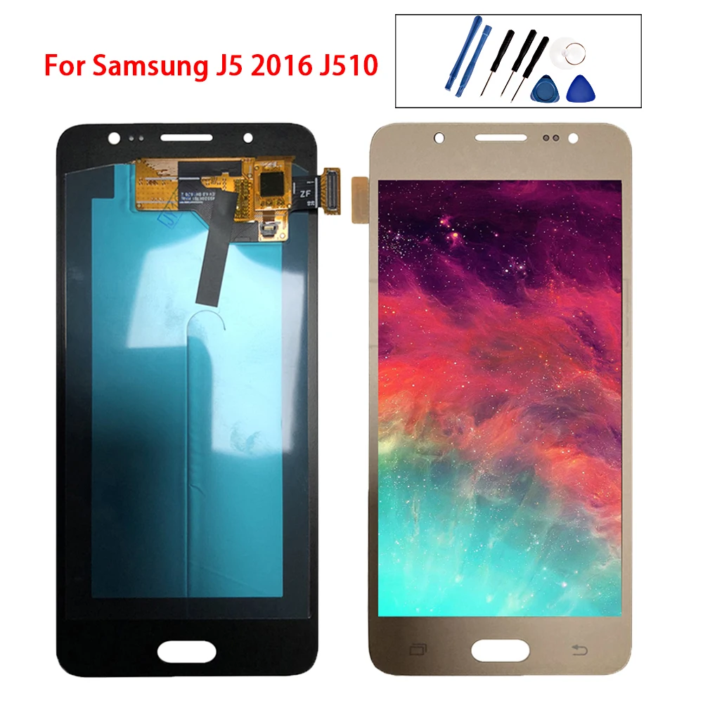 5 2 &quotЖК дисплей для SAMSUNG Galaxy J5 2016 сенсорный экран Замена Samsung J510 J510FN J510F J510G J510Y J510M