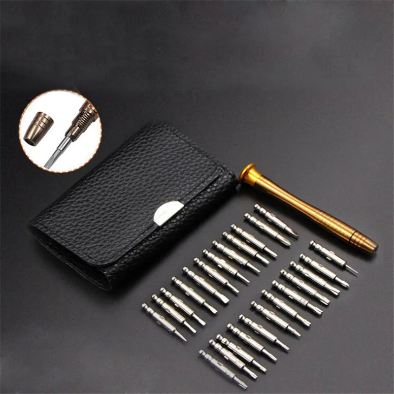 

Precision Screwdriver Set 25 in 1 Electronic Torx Screwdriver Opening Repair Tools Kit for iPhone Camera Watch Tablet PC